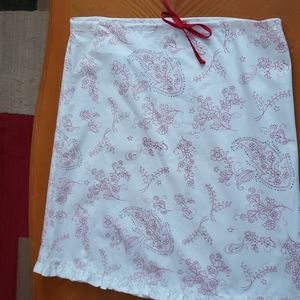 Tommy Hilfiger cotton logo print floral skirt